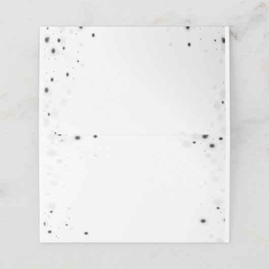 Creëer Uw eigen aangepaste  Plaatskaartje (Buitenkant ongevouwen)