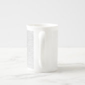 Creëer Uw eigen aangepaste  Porselein Kop (Achterkant)