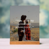 Creëer uw eigen aangepaste prijsopgave foto acryl bord (Neutraal)