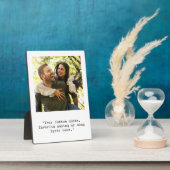 Creëer uw eigen aangepaste prijsopgave foto fotoplaat (Zijkant)