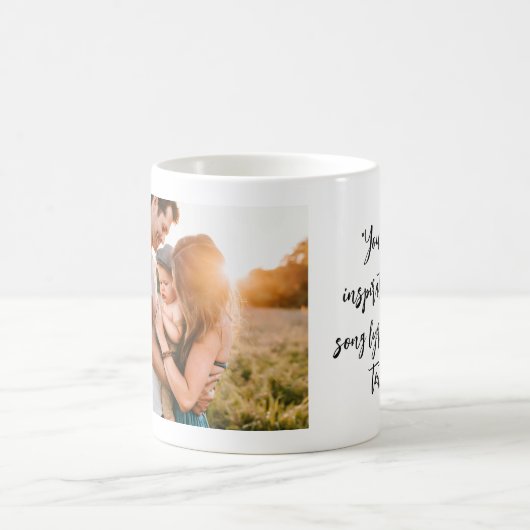 Creëer uw eigen aangepaste prijsopgave foto koffiemok (Center)