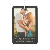 Creëer uw eigen aangepaste prijsopgave foto luchtverfrisser (Voorkant)