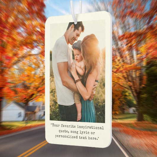 Creëer uw eigen aangepaste prijsopgave foto luchtverfrisser