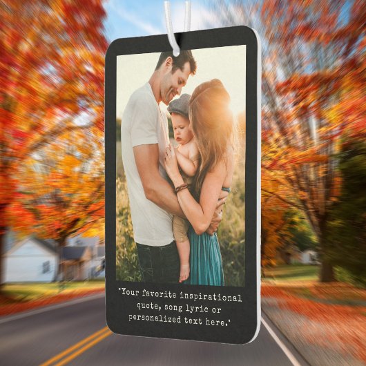 Creëer uw eigen aangepaste prijsopgave foto luchtverfrisser