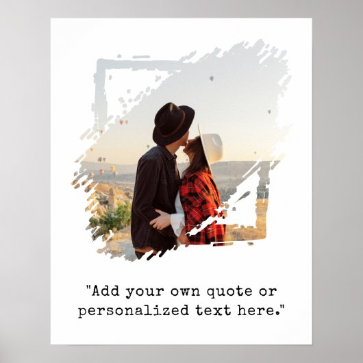 Creëer uw eigen aangepaste prijsopgave foto poster (Voorkant)