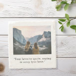 Creëer uw eigen aangepaste prijsopgave foto stenen onderzetter<br><div class="desc">Creëer uw eigen aangepaste offerte en gepersonaliseerde foto onderzetter. Een van je favoriete afbeeldingen en tekst in minimalistische typografie.</div>