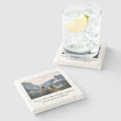 Creëer uw eigen aangepaste prijsopgave foto stenen onderzetter (Zijkant)