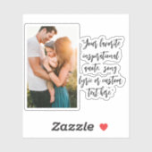 Creëer uw eigen aangepaste prijsopgave foto sticker (Vel)