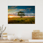 Creëer Uw eigen aangepaste prijsopgave/Poster teks Poster (Keuken)