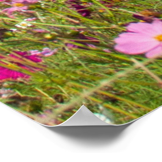 Creëer Uw eigen aangepaste prijsopgave - Wildbloem Poster (Hoek)