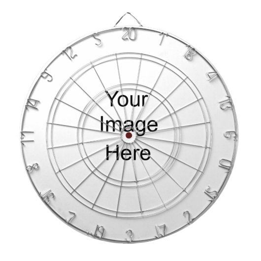 Creëer uw eigen aangepaste printkaart dartbord (Voorkant)