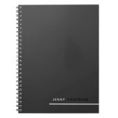 Creëer uw eigen aangepaste professionele Modern Si Notitieboek (Voorkant)