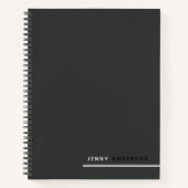 Creëer uw eigen aangepaste professionele Modern Si Notitieboek (Voorkant)