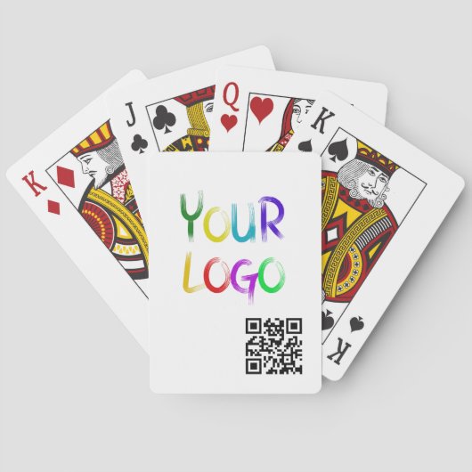 Creëer Uw eigen aangepaste QR-code op maat Pokerkaarten (Achterkant)