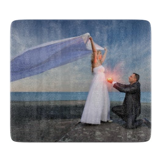 Creëer uw eigen aangepaste rechthoekige snijkaart snijplank (Voorkant)