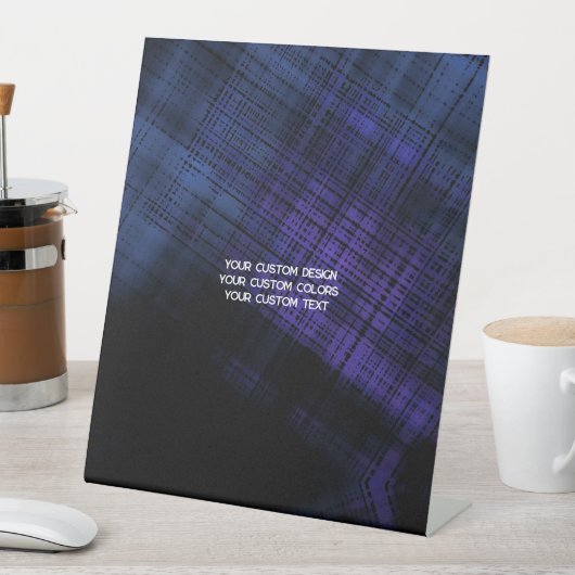 Creëer Uw eigen aangepaste  Reclamebord Met Voetstuk (Insitu)