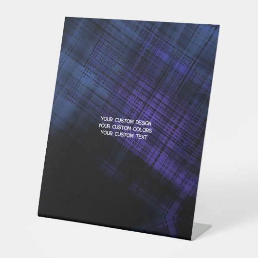 Creëer Uw eigen aangepaste  Reclamebord Met Voetstuk (Voorkant)