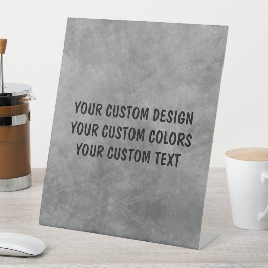 Creëer Uw eigen aangepaste  Reclamebord Met Voetstuk (Insitu)