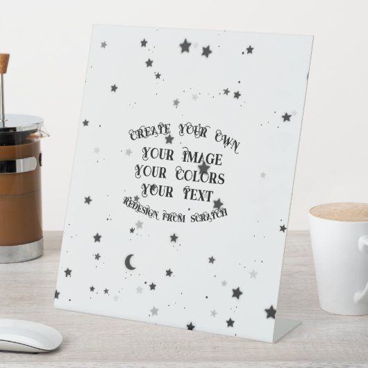 Creëer Uw eigen aangepaste Reclamebord Met Voetstuk (Insitu)