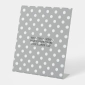 Creëer Uw eigen aangepaste  Reclamebord Met Voetstuk (Voorkant)