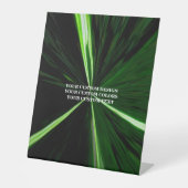 Creëer Uw eigen aangepaste  Reclamebord Met Voetstuk (Voorkant)