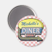 Creëer Uw eigen aangepaste retro 50-gebarentaal 2 Magneet (Voorkant / Achterkant)