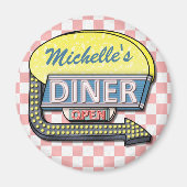 Creëer Uw eigen aangepaste retro 50-gebarentaal 2 Magneet (Voorkant)