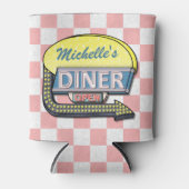 Creëer Uw eigen aangepaste retro 50-gebarentaal Blikjeskoeler (Voorkant)