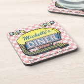 Creëer Uw eigen aangepaste retro 50-gebarentaal Onderzetter (Linkerzijde)