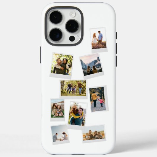 Creëer uw eigen aangepaste Retro Instant Photo Col Case-Mate iPhone Case (Achterkant)