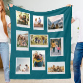 Creëer uw eigen aangepaste Retro Instant Photo Col Fleece Deken