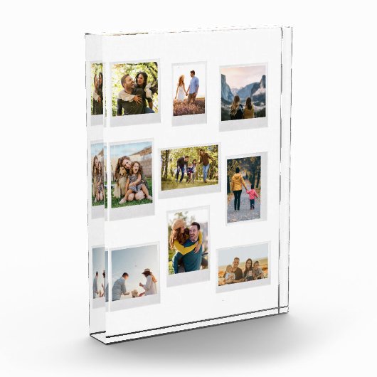 Creëer uw eigen aangepaste Retro Instant Photo Col Fotoblokken (Links)