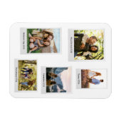 Creëer uw eigen aangepaste Retro Instant Photo Col Magneet (Horizontaal)