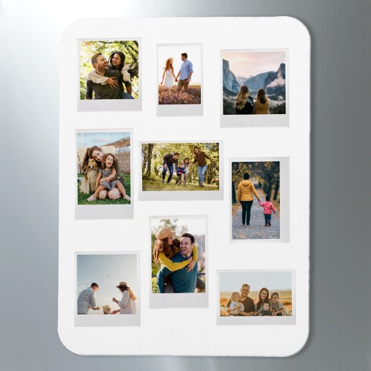 Creëer uw eigen aangepaste Retro Instant Photo Col Magneet