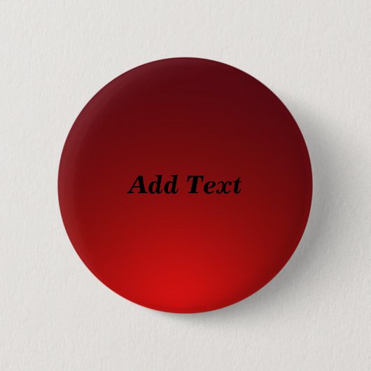 Creëer uw eigen aangepaste rode blanco Sjabloon Ronde Button 5,7 Cm (Voorkant)