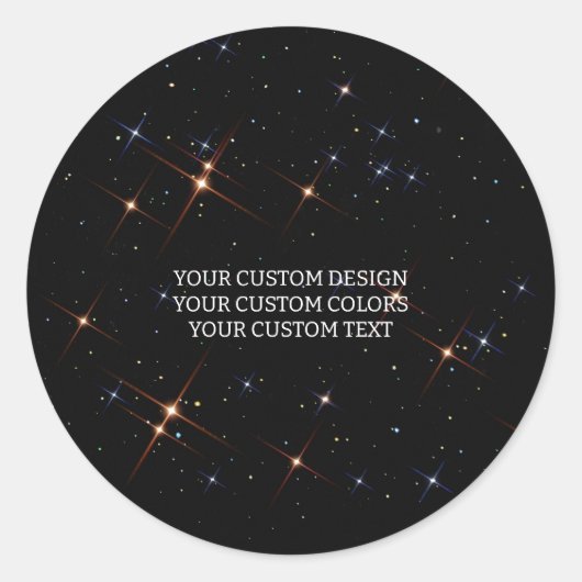 Creëer Uw eigen aangepaste Ronde Sticker (Voorkant)