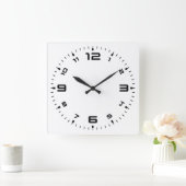 Creëer uw eigen aangepaste ronde vierkante klok (Huis)