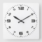 Creëer uw eigen aangepaste ronde vierkante klok (Voorkant)