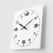 Creëer uw eigen aangepaste ronde vierkante klok (Hoek)