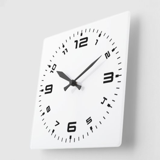 Creëer uw eigen aangepaste ronde vierkante klok (Hoek)