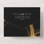 Creëer uw eigen aangepaste rooklint all in one uitnodiging (Achterkant)