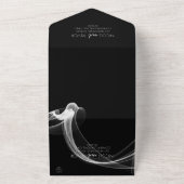 Creëer uw eigen aangepaste rooklint all in one uitnodiging (Buitenkant)