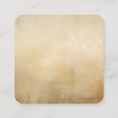 Creëer Uw eigen aangepaste Sepia Aged Paper Informatiekaartje (Achterkant)