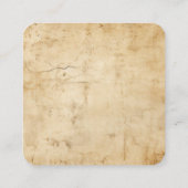 Creëer uw eigen aangepaste sepia distressed age pa informatiekaartje (Achterkant)