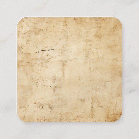 Creëer uw eigen aangepaste sepia distressed age pa informatiekaartje (Achterkant)