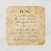 Creëer uw eigen aangepaste sepia distressed age pa informatiekaartje (Voorkant)