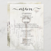 Creëer Uw Eigen Aangepaste Shabby Chic  Sleutel Menu (Voorkant / Achterkant)