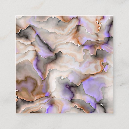 Creëer uw eigen aangepaste Sinaasappels marmer Informatiekaartje (Achterkant)