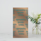 🤍 Creëer uw eigen aangepaste Sjabloon (Staand voorkant)