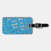 🤍 Creëer uw eigen aangepaste Sjabloon Bagagelabel (Voorkant horizontaal)